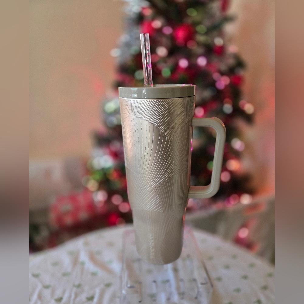 CORKCICLE Cruiser Insulated Tumbler with Handle Glass Straw 40oz